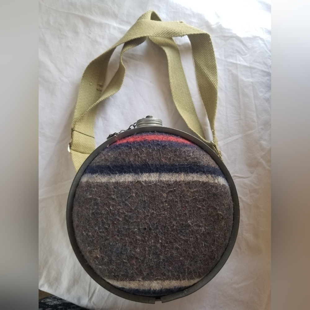 Vintage Canteen With Wool Sides